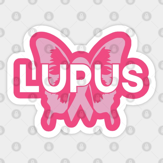 LUPUS AWARENESS Sticker by MarkBlakeDesigns